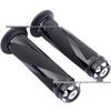 Aluminum Handlebar Grips & Throttle Tube for Honda, Suzuki, Yamaha, Kawasaki Motorcycles