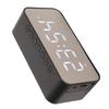 Wireless   Speaker Stereo Sound Noise Cancelling Temperature Display Voice Broadcast FM Radio Mirror Alarm Clock