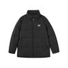 Lightweight Warm Casual Stand Collar Down Jacket Unisex Outerwear Black L422U070-0018