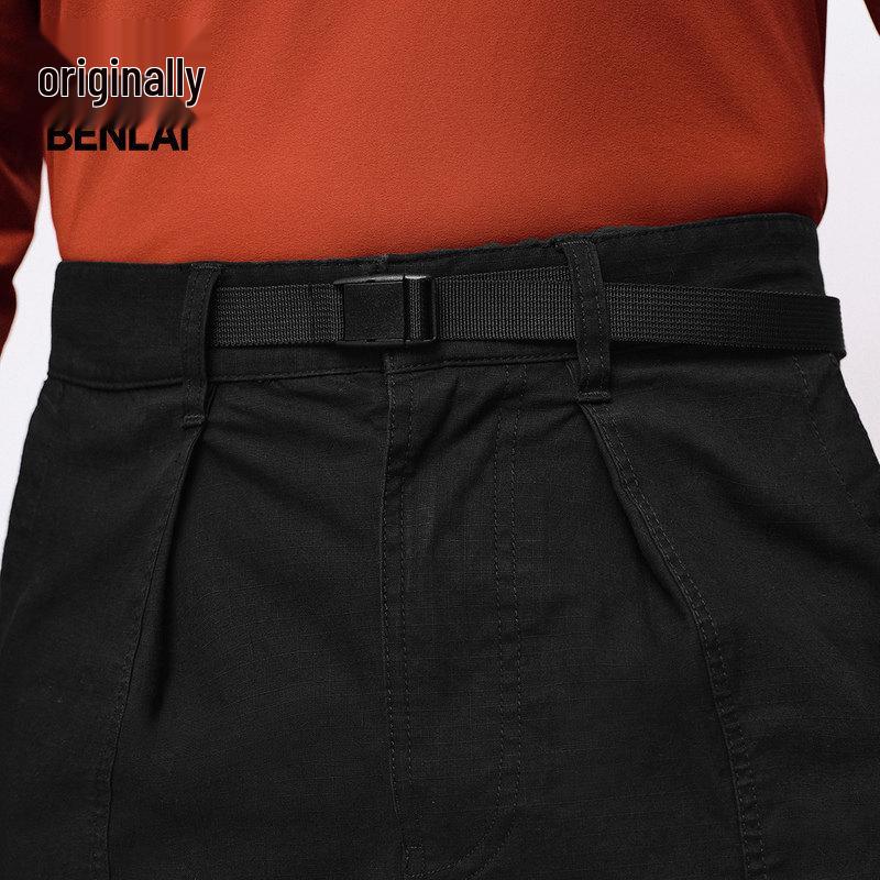 Benlai Men's 2025 Spring Casual Straight-Leg Workwear Pants