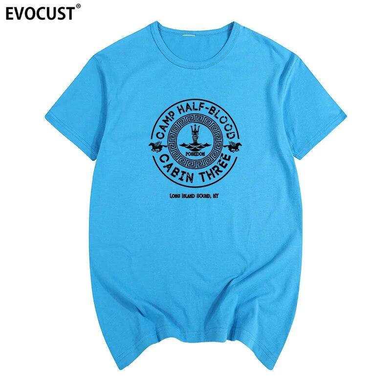 Camp Half Blood Long Island Sound New York Percy Jackson T-shirt Cotton Unisex T Shirt New TEE TSHIRT Womens