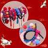 Tassel Chinese New Year Headwear Tang Suit Hair Hoop Hanfu Headwear Beijing Opera Headband  Girls