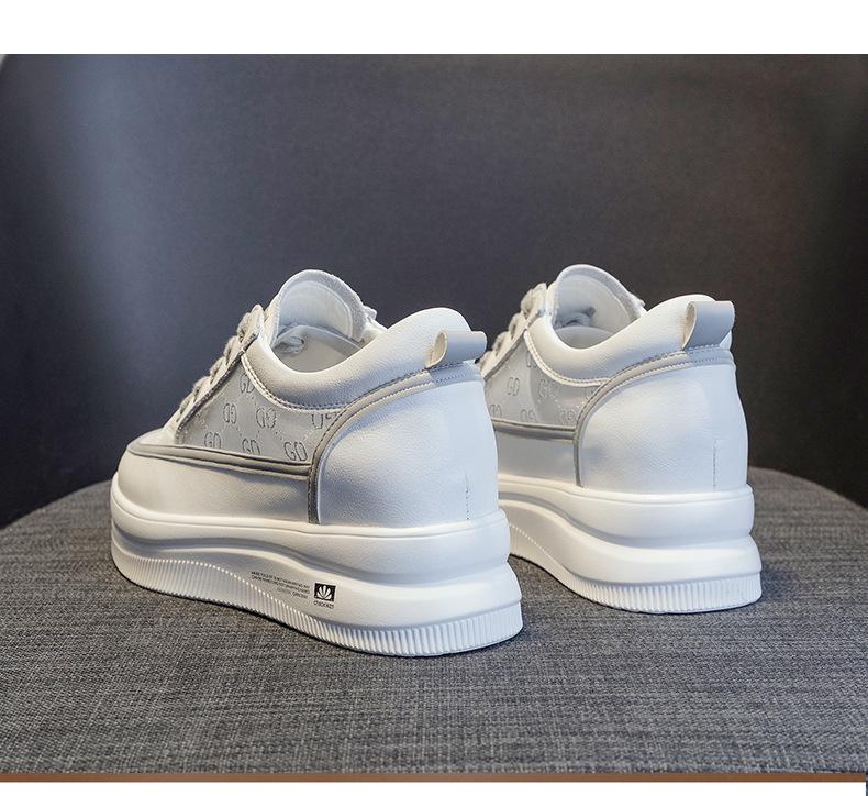 2021 Spring/Summer Women's Trendy Platform Mesh Boots: Height-Enhancing, Breathable, Casual Style