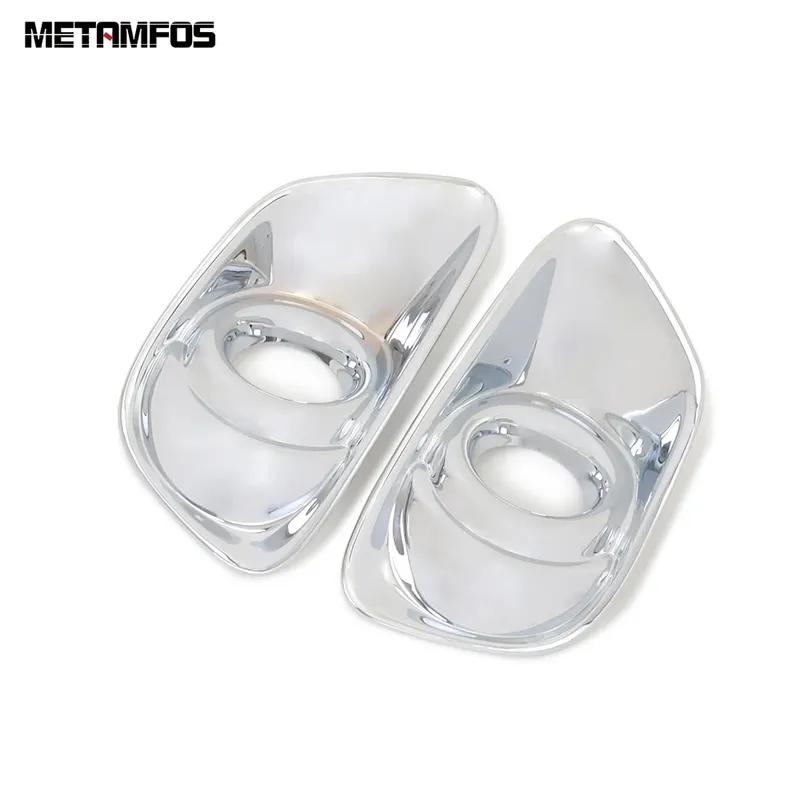 Front Fog Light Lamp Cover Trim For Jeep Compass 2011-2014 2015 2016 Chrome Foglight Frame Protector Accessories Car Styling