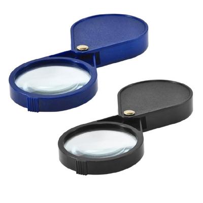 Draagbare Vergrootglas 10X Opvouwbaar Zakvergrootglas 2,56'' Diameter Loupe