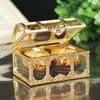 Retro Plated Candy Box Vintage Style Treasure Chest Wedding Party Sweet Container for Candies Cookies Chocolates Macarons Jewelry Small Gifts