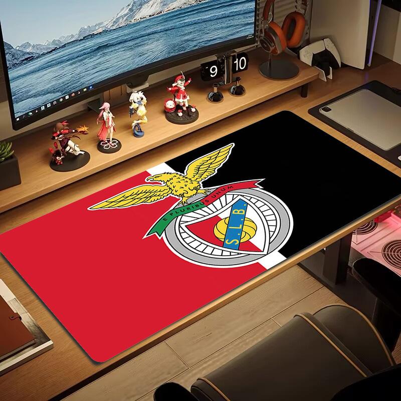 Sport Lisboa e Benfica Print  Cushion Non-slip Laptop Tablet Big Mousepad XXL Mat Mini PC Playmat With Lock edge