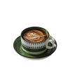 Finland Exports Medieval Ceramic Coffee Cups And Saucers Light Luxury High-Value Office Afternoon Tea Teacups Retro Latte Cups