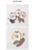Animal World Kids' Autumn Tagless Pajama Set - Long-Sleeved Top & Pants for Baby & Toddler