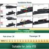 Compatible Frameless Noise-Free Rubber Wipers for Jetta VS5