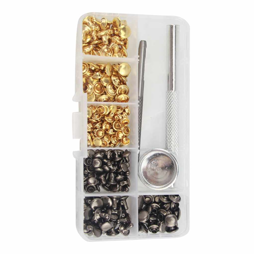 120x Metal Snap Fastener Press Button Stud For DIY Sewing Clothes Accessories