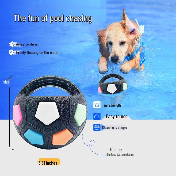 Squeaky Football Dog Toys: Hand-held, Interactive, Energy-Boosting Fun for Pets