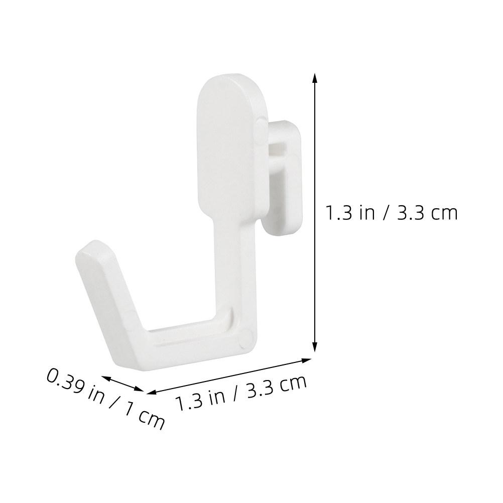 30Pcs Pegboard Hook Strong Plastic Utility Garage Tool Holder Hooks for Workshop Pegboard Storage Peg Board Hooks for Hanging