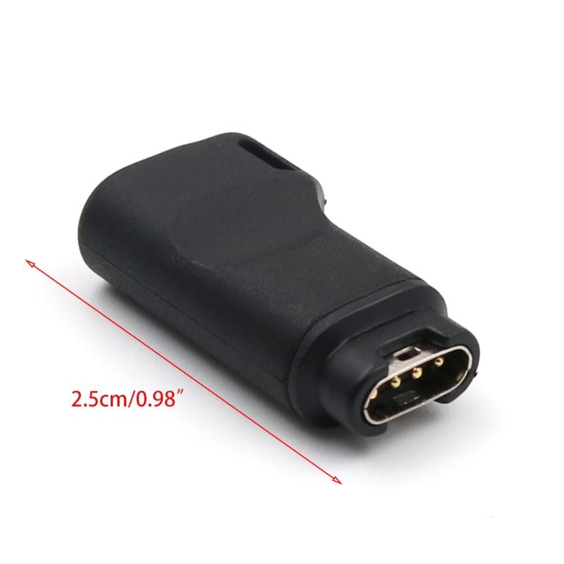 USB 3.1 Type C Female To 4pin Charge Converter Adapter for -Garmin Approach S40/S60/X10/S10 Venu Fenix 6/6X PRO Solar