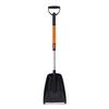 Car Snow Shovel Kit Extendable Ice Removal Scraper with Foam Grip 180 Degree Rotating Brush for Truck SUV Vehicle