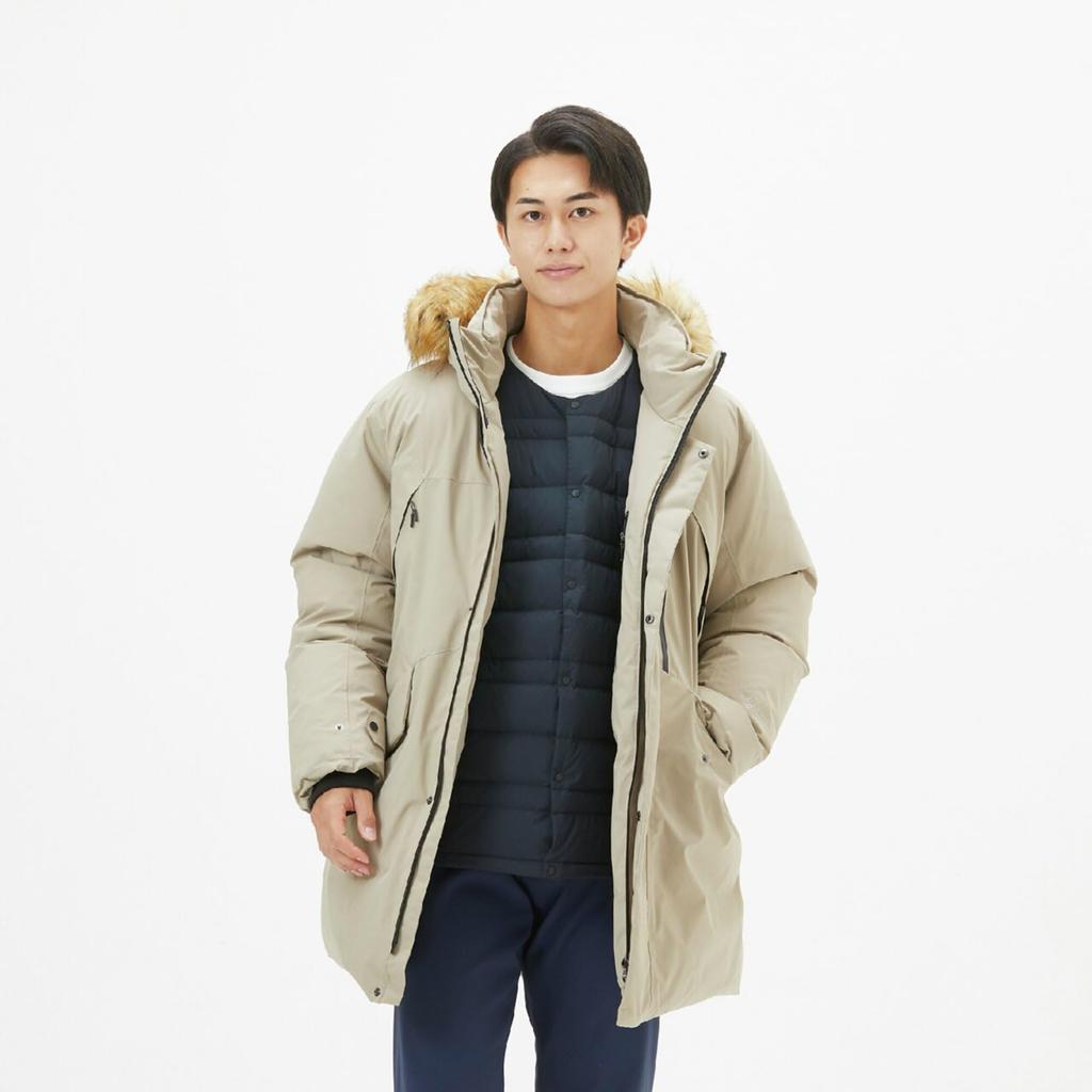 Mizuno Compact Breath Thermo Down Cold Weather Black Men's Jacket, Heat-Generating Material, Protection, Winter,