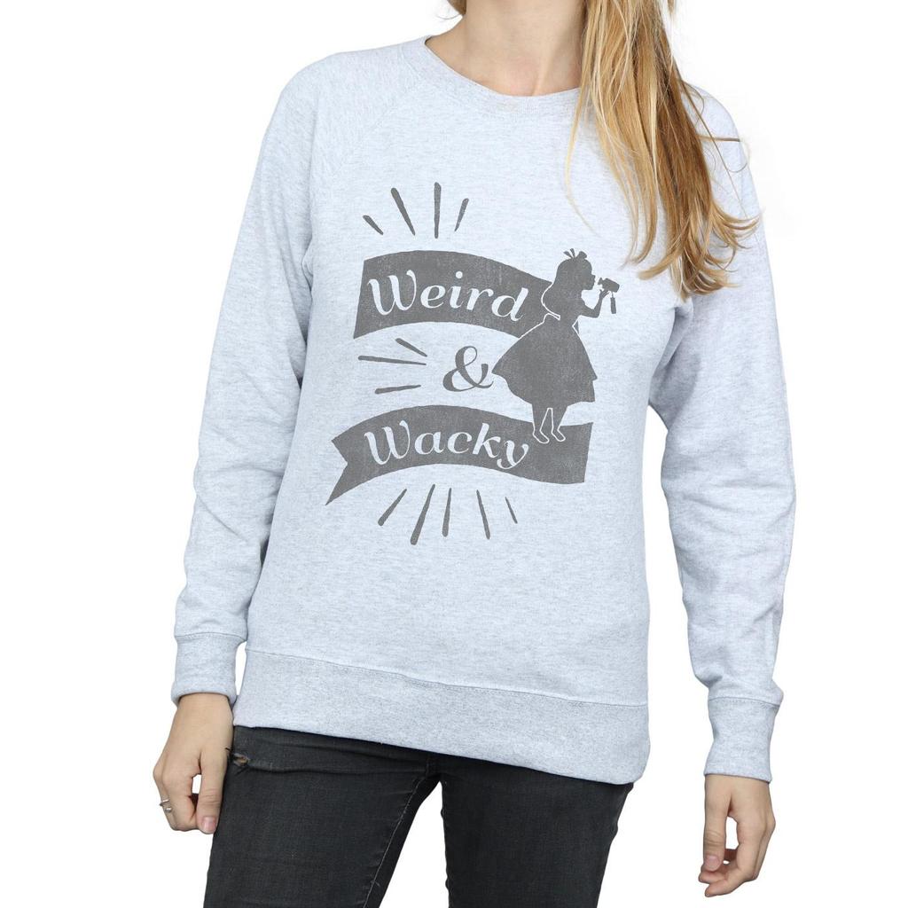 Disney Womens/Ladies Alice In Wonderland Weird And Wacky Sweatshirt
