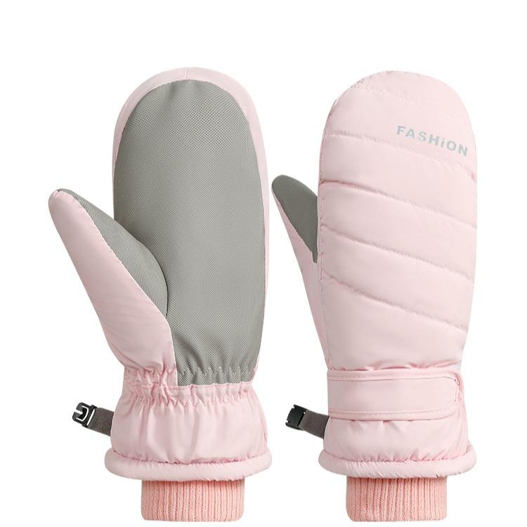 

Зимові водонепроникні рукавички для їзди на мотоциклі Потовщені рукавички з сенсорним екраном XL рожевий