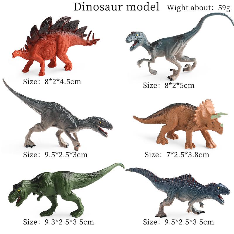 Oenux Mini Wild Wild Forest Animals Insect Dinosaur Model Owl Fox Squirrel Hedgehog Fox Frog Figurines Cake Toppers Kid Toy Gift