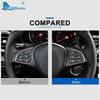 Steering Wheel Paddle Shifter Accessories Hard Dry Carbon Fiber For Mercedes Benz A B C E Class W205 W213 CLA GLA GLC
