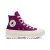 Converse Chuck Taylor All Star Lugged 2.0 Versatile Trendy High Top Espadrilles Unisex Fuchsia