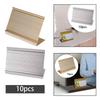 Sign Holder L Type Information Display Label Holder Table Top Sign Stand Price Tag Holder for Hotels Offices Shopping Malls