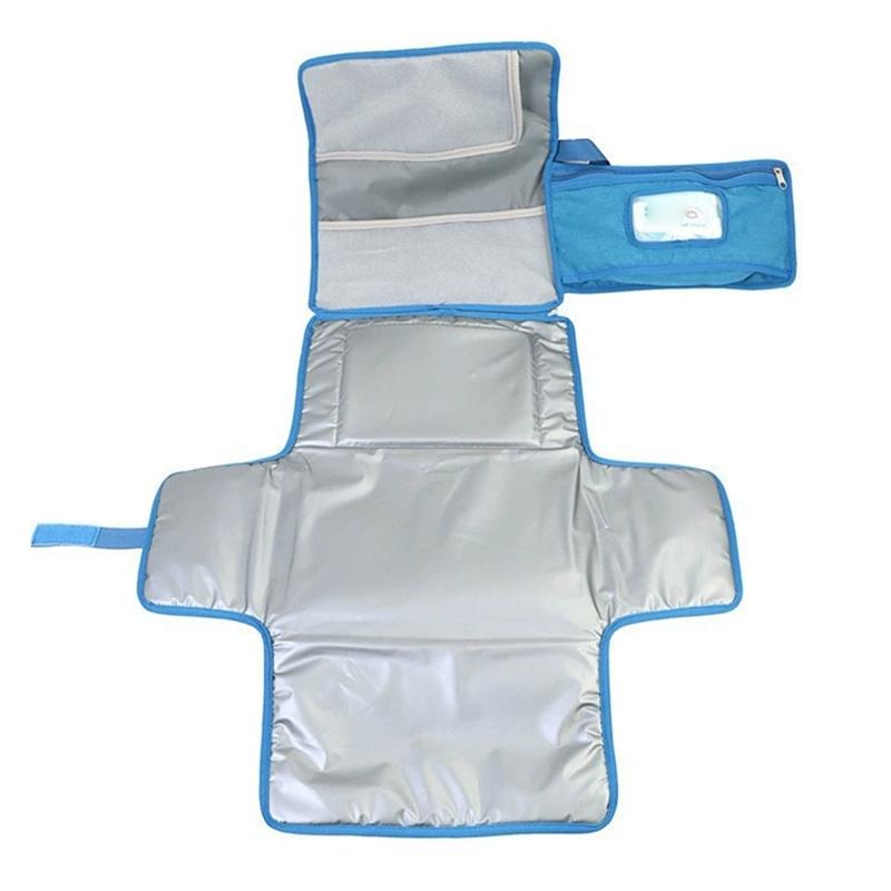 Changing Mats Multi-Functional Baby Changing Mats With Wipes Pocket Changing Kit