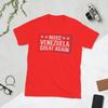 Vintage Make Venezuela Great Again TShirts for Unisex Round Neck Cotton T Shirts Short Sleeve Tee Shirt Gift Idea Clothing