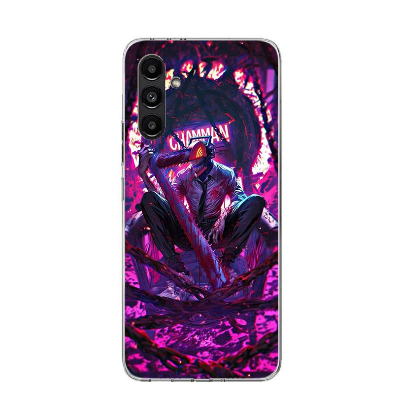 C-Chainsaw Mans Denji Phone Case For Samsung Galaxy A17 A16 A14 A15 A13 A57 A56 A54 A55 A53 A37 A36 A34 A35 A33 A26 A24 A25 A23
