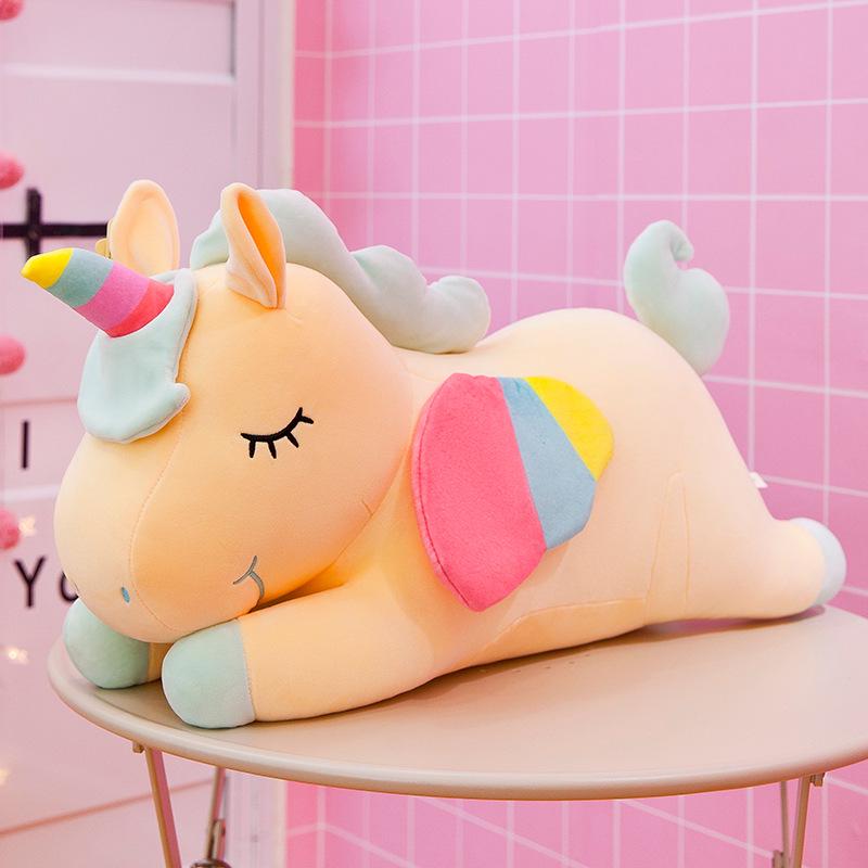 Unicorn Angel Plush Toy - Soft Sleeping Animal Pillow for Girls