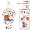 Canasta de Baloncesto Interior Ajustable Estilo Dibujos Animados para Niños con Envío Gratuito