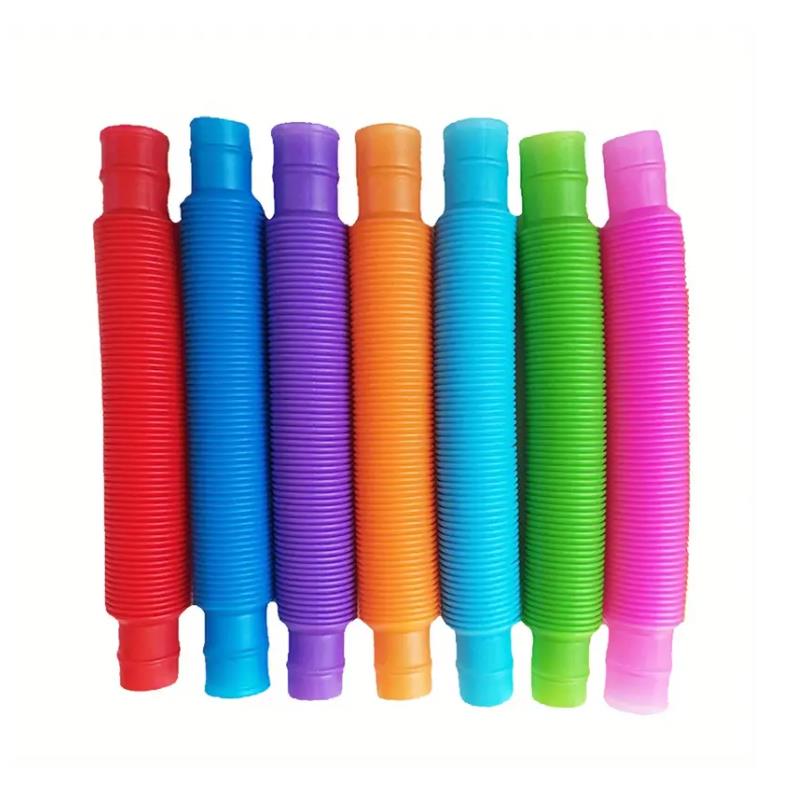 Pop Tubes Sensory Tubes Squishy Anti-Stress Toy Set of 7