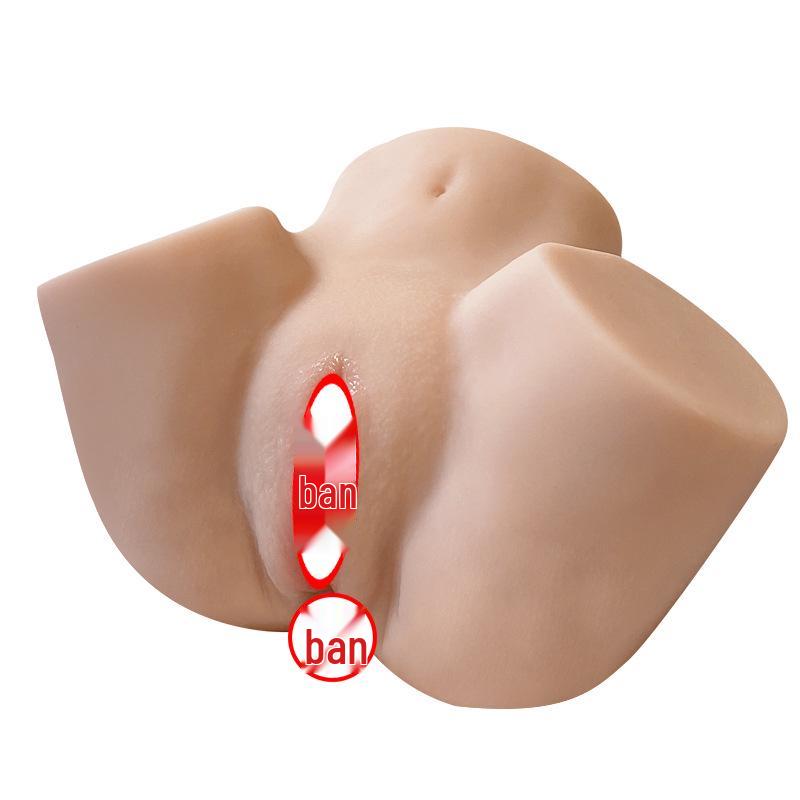 Coppa Masturbatore Adulto Realistica Glutei Femminili a Doppio Foro