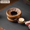 Retro Coarse Sauce Glaze Warm Tea Stove Roasting Tea Leaf Candle Heating Base Flavoring Tea Leaf Rack Essential Oil Stove Stand