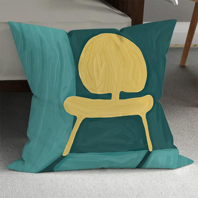 Bedroom Pillowcase Cute Summer Sunflower Decorative Flower  Living Room Bed Sofa Office Chair