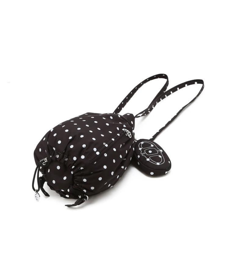 Athe Vanessabruno [Bonbon] Black Dot Shoulder Bag & Backpack Mini Aaba5F141Bk