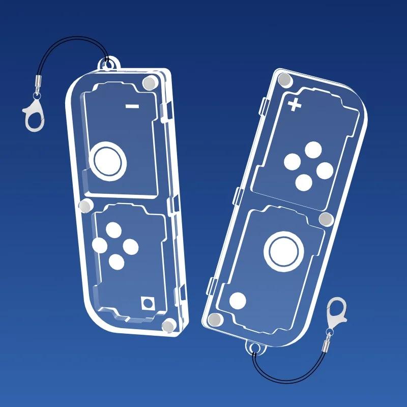 

Game Card Case for Switch 2 Transparent Game Organizer Protective Game Card Storage Box for Switch 2 Accessories чистый