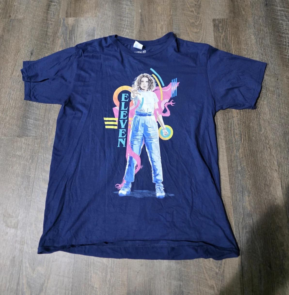 NEW STRANGER THINGS Shirt ELEVEN t-shirt Millie Bobby Brown Large NETFLIX 4XL