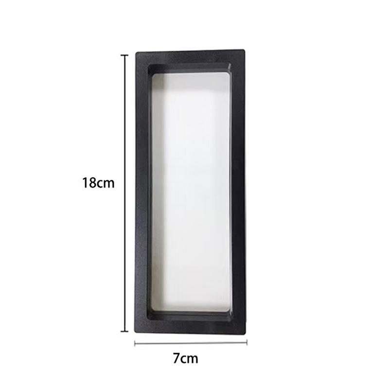 

1Pcs Professional Fake Nail Storage Box Rectangle Transparent Pe Film Nail Tips Box Press On Nail Acrylic Nail Tips Display чёрный