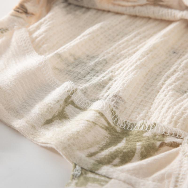 Baby Sleeveless Print Romper Summer Thin Suspender Infant Toddler Bodysuits Clothes Newborn Baby Unisex Triangle Crawl Suit 0-2Y