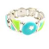 NOA [G0326] - Designer Bracelet 'Starry Night' Blue Green
