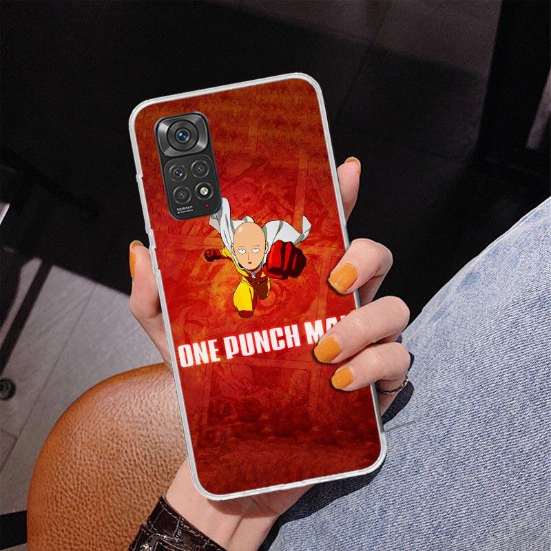 One-Punch Man Anime Phone Case For Xiaomi Redmi Note 15 14 13 12S 12 11 Pro Plus 14S 11S 11E 10 10S 11T 5G Personalized Cover Re