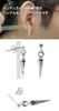 Shinjuku Gin no Kura Pendulum Sterling Silver 925 Earrings (1 Piece, Single Ear) for Men