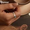 BAMOER 925 Sterling Silber Mehrfarbige Emaille Mini Blumen Ring für Frauen Mädchen Party Süße Feine Schmuck Geschenk