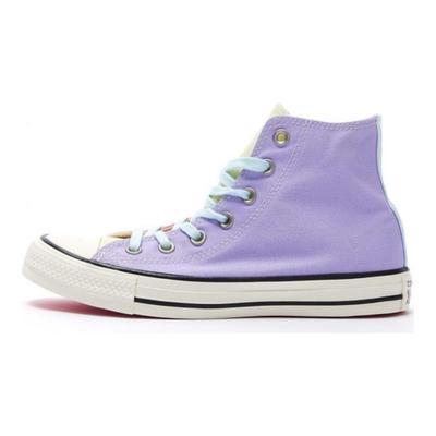 Chuck Taylor All Star Comfortable and Versatile High-Top Canvas Shoes Unisex Purple and Pink