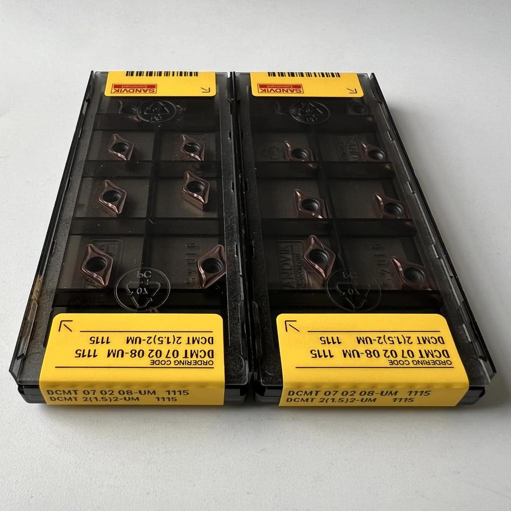 Original Sandvik / DCMT070208-UM 1115 /CNC lathe carbide blade tool 10 Pcs