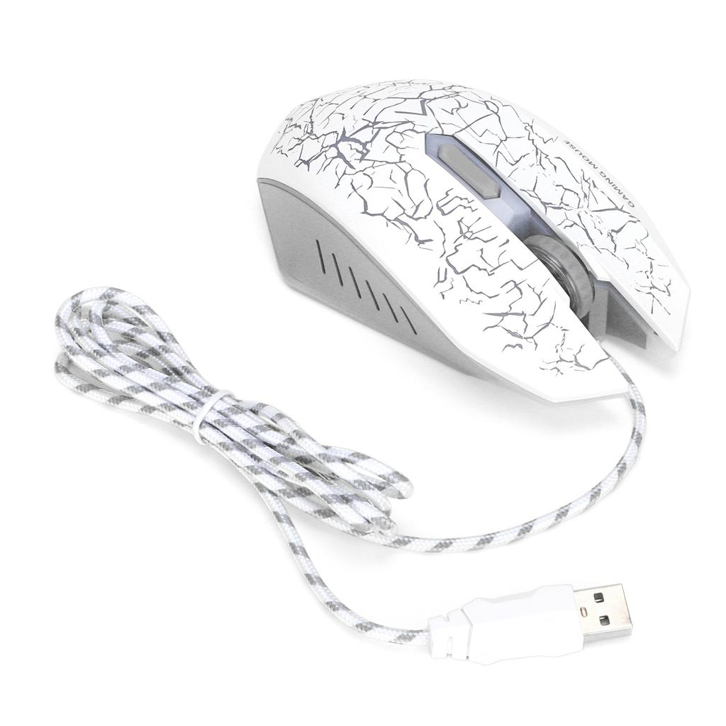 Wired Gaming Mouse USB Port Ergonomic 3200 DPI RGB Optical Computer Accessories