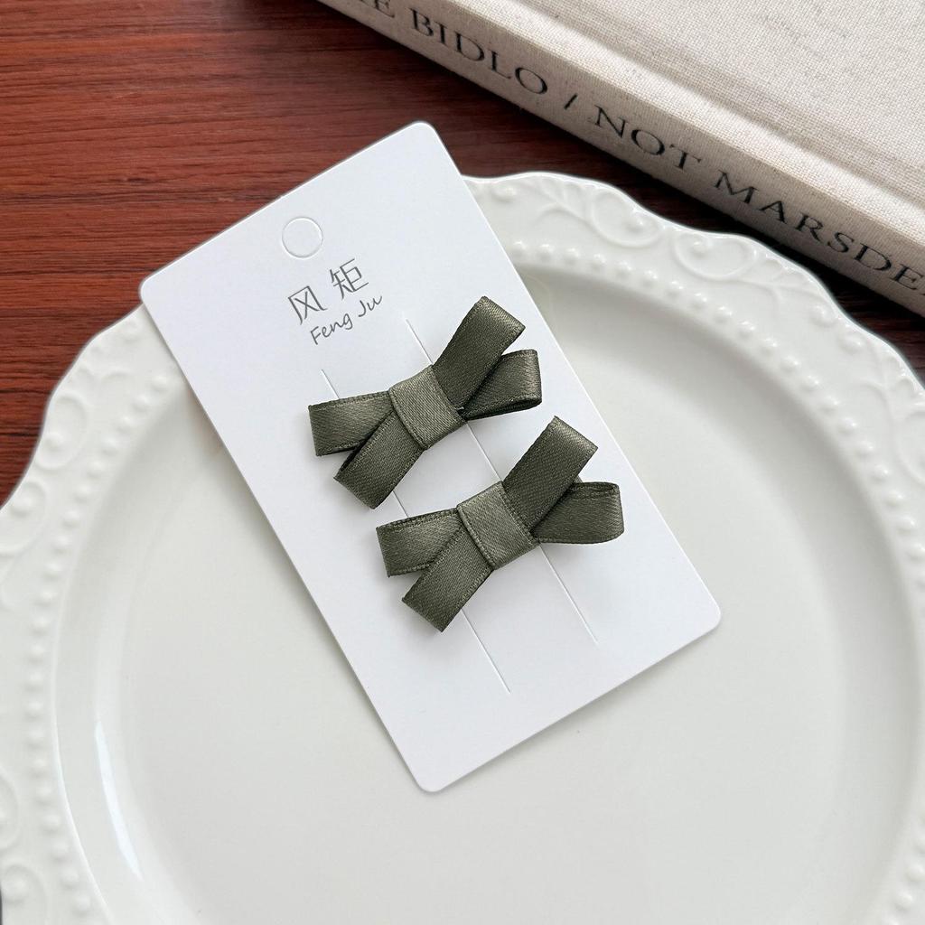 Handmade Korean-Style Cute Small Bow Hair Clip for Children