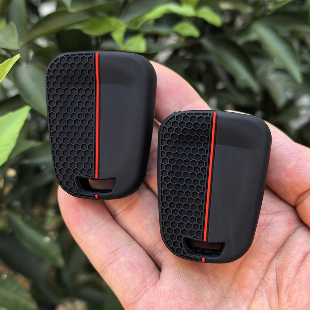 2 Button Silicone Key Holder Case Cover Car Key Cover Case Accessories For Vauxhall Opel Astra J H Protection Shell Skin Bag Fob