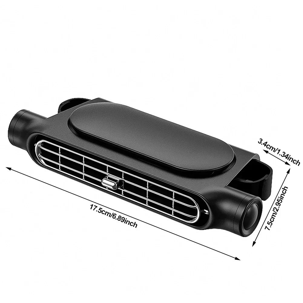 Car Backseat Cooling Fan Electric Auto Backseat Car Fan 3 Speeds Adjustable Wind Speeds Cooling Tool for Mini Cars RVs Sedans